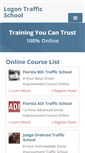 Mobile Screenshot of logontrafficschool.com